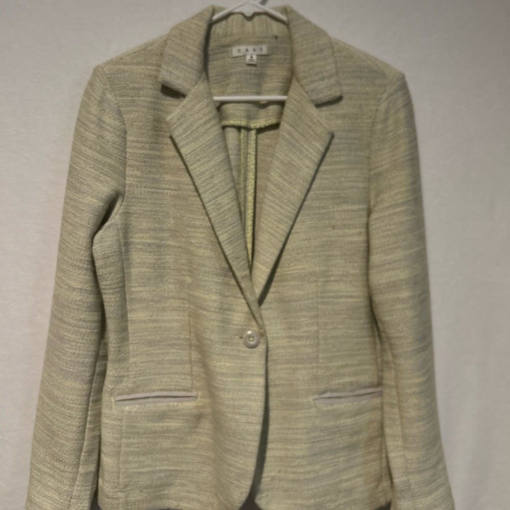 Cabi Blazer Lemon Zest Twead